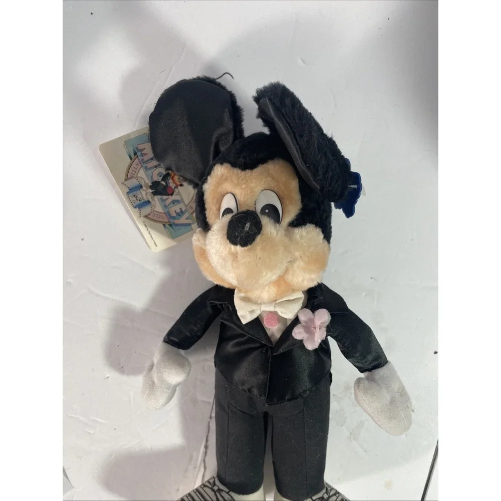 Mickey Mouse 60th anniversary Tuxedo Plush doll 1988 with tags‎
